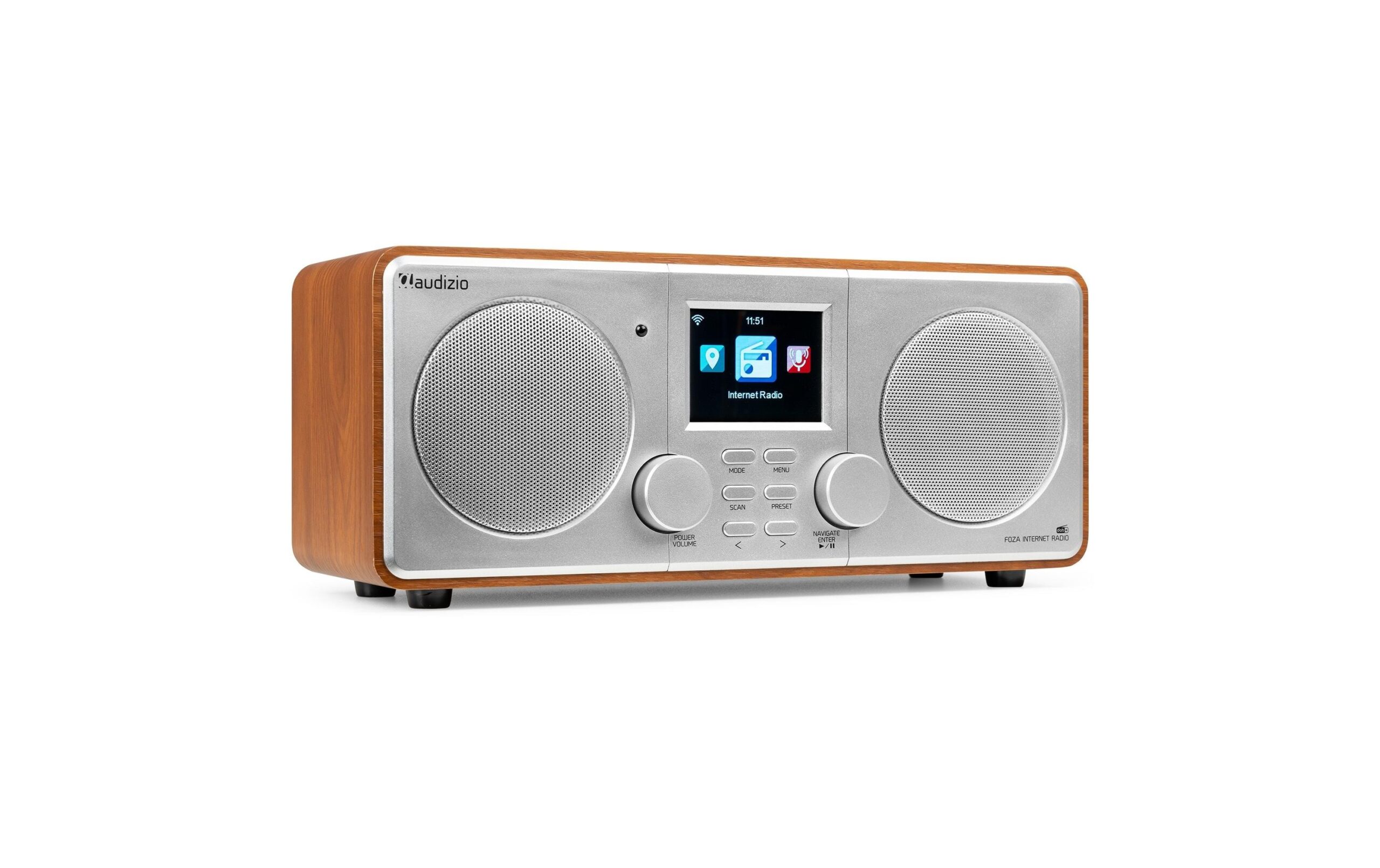 1880606 - Mediatech Audizio FozaSI Internet Radio, DAB+, Wifi, BT, AUX, silber kaufen Schweiz | Mediatech.ch
