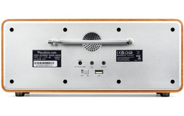 1880606_6 - Mediatech Audizio FozaSI Internet Radio, DAB+, Wifi, BT, AUX, silber