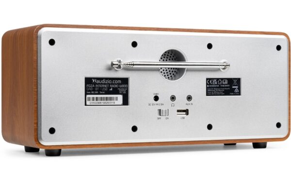 1880606_7 - Mediatech Audizio FozaSI Internet Radio, DAB+, Wifi, BT, AUX, silber