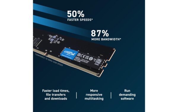 Crucial DDR5 16GB 5600MT/s Non-ECC CL46, 1.1V, 288Pin
