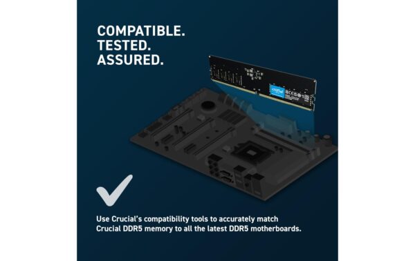 Crucial DDR5 16GB 5600MT/s Non-ECC CL46, 1.1V, 288Pin
