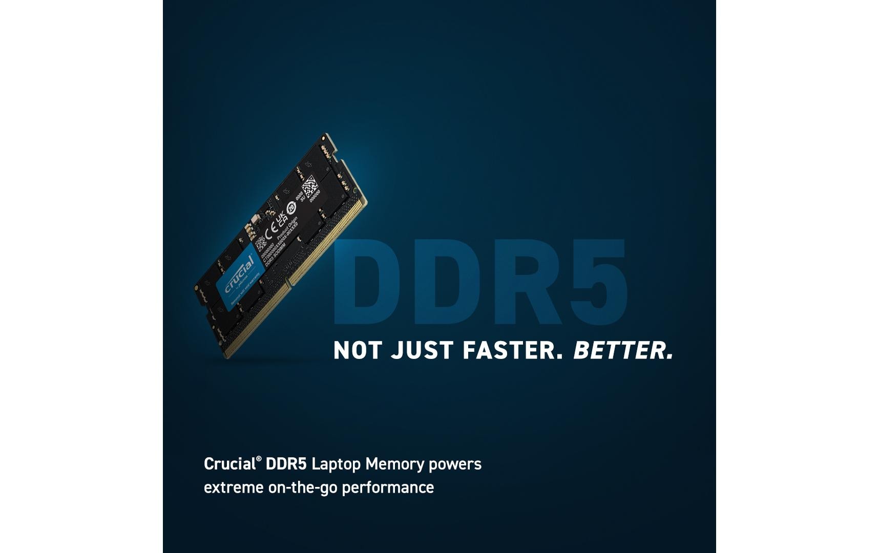 1881855_1 - Mediatech Crucial SO-DDR5 16GB 5600MT/s Non-ECC CL40, 1.1V, 262Pin