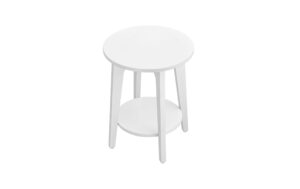 Vasagle Couchtisch Weiss 40x50 cm (DxH), Spanplatte