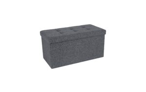 1882032 - Mediatech Songmics Truhe zum Sitzen mit Klappdeckel 76x38x38 cm (BxTxH), MDF, Textilien kaufen Schweiz | Mediatech.ch