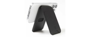 Valenta Card Wallet, MagSafe Stand Black