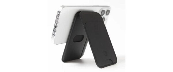 Valenta Card Wallet, MagSafe Stand Black
