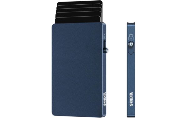Valenta Card Protector - Standard Aluminium, MagSafe, Titanium Blue
