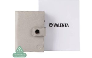 Valenta Card Wallet, Leather - Standard MagSafe, Off-White