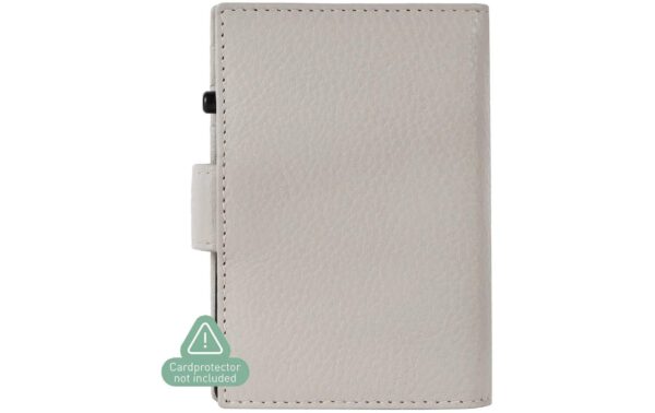 Valenta Card Wallet, Leather - Standard MagSafe, Off-White