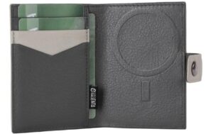 Valenta Card Wallet, Leather - Luxe MagSafe, Off-White