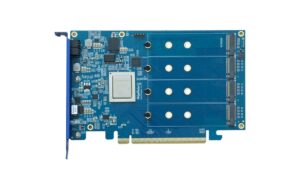 1884978 - Mediatech Highpoint Rocket 1604A 4x NVME Kontroller PCIex4v5 M.2, PCI-Ex16v5
