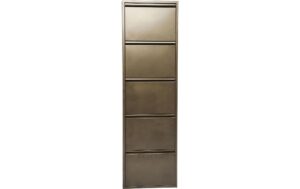 1887116 - Mediatech Kare Schuhschrank Caruso 5er Bronze