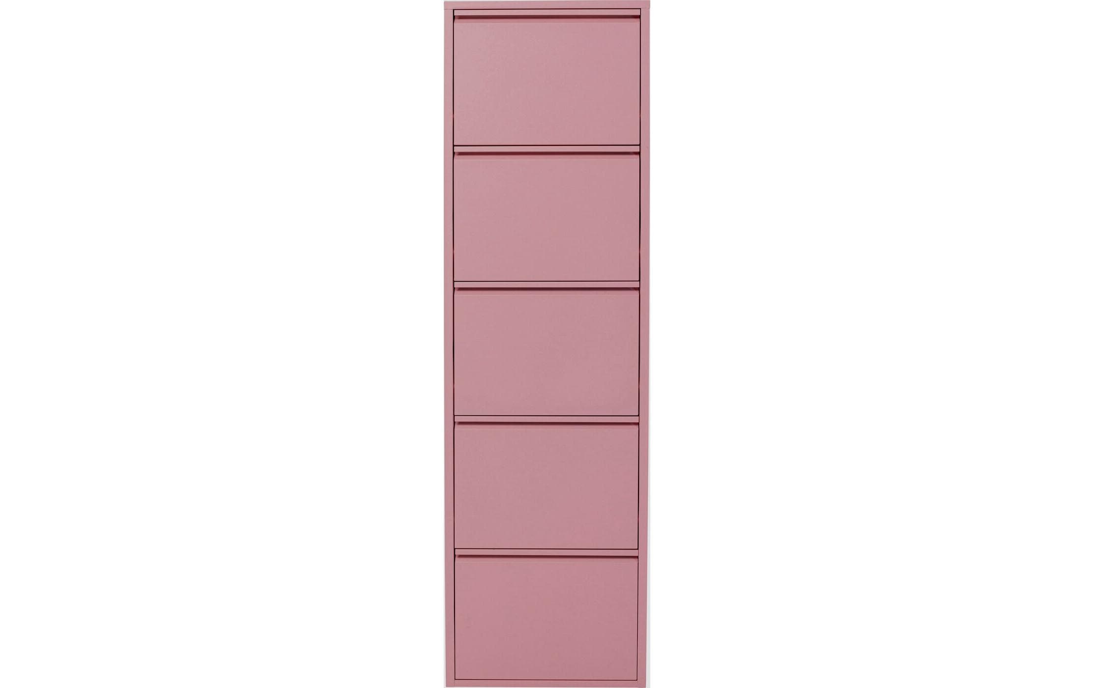 1887119 - Mediatech Kare Schuhschrank Caruso 5er Rosa