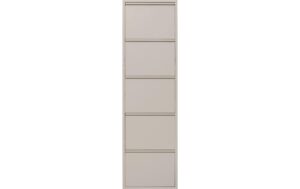 Kare Schuhschrank Caruso 5-er, 50 x 170 cm, Beige
