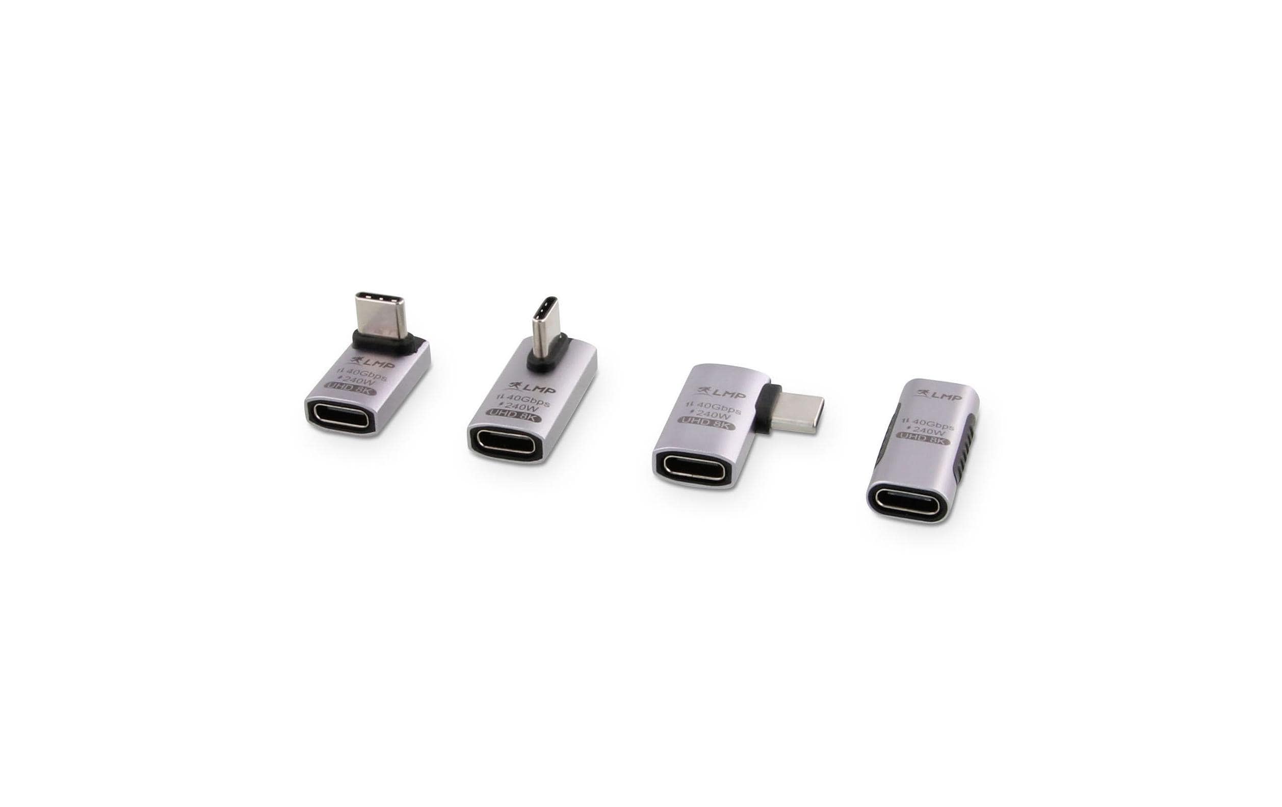 1888563 - Mediatech LMP USB4 Winkel-Adapter C-C 3er USB 4.0 / 240W / 40Gbps / 8K@60Hz kaufen Schweiz | Mediatech.ch
