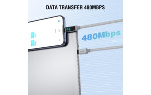 1889000_3 - Mediatech 4smarts USB 2.0 USB-C Kabel, 1.5m DigitCord bis 100W, 1.5m, grau