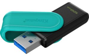Kingston Portable DT Exodia S 128GB,USB 3.2 mit Klappbügel (türkis)