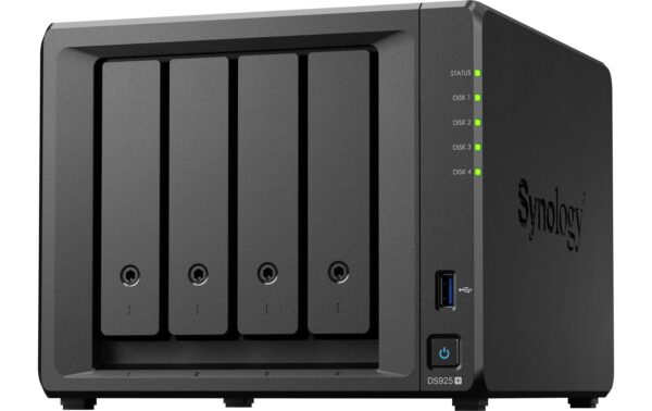 Synology DS925+, 4-bay NAS inkl. 4x 12TB HDD Synology Plus HAT33x