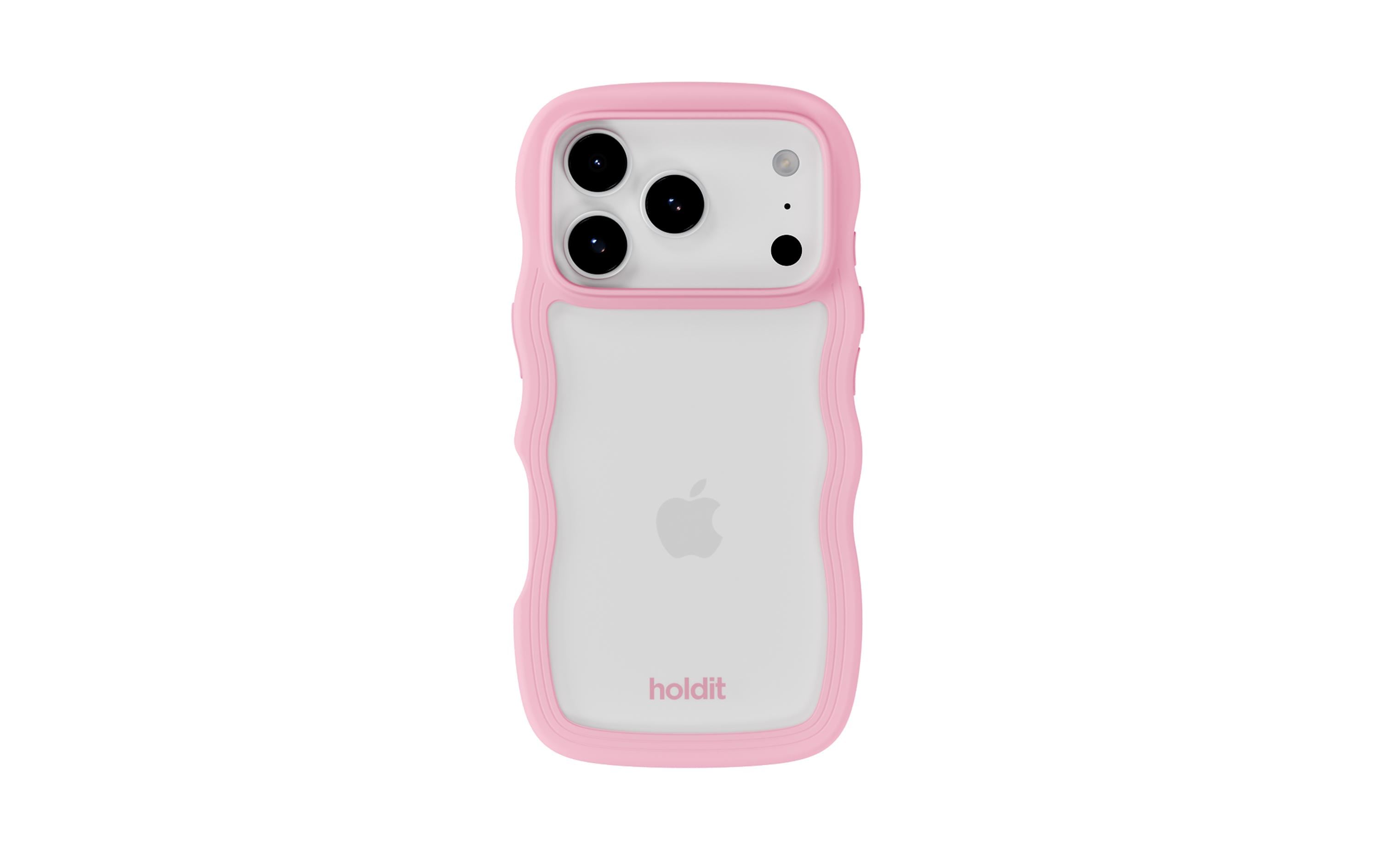1889661 - Mediatech Holdit Wavy Case Pink/Transparent iPhone 17 Pro Max kaufen Schweiz | Mediatech.ch