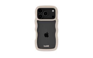 Holdit Wavy Case Beige/Transparent iPhone 17 Pro
