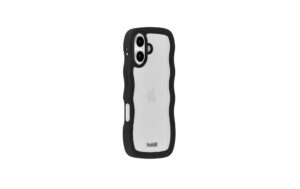 Holdit Wavy Case Black/Transparent iPhone 17