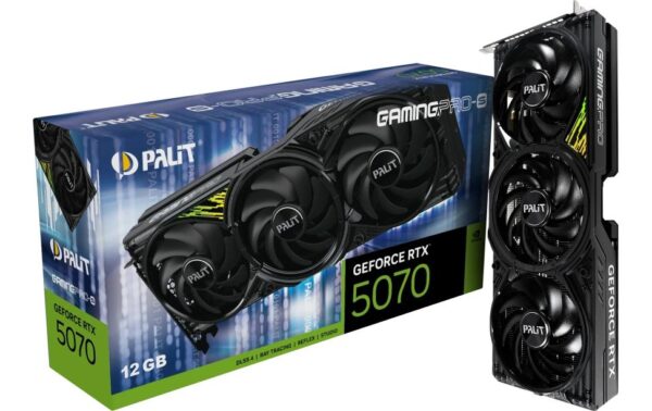 Palit RTX5070Ti GamingPro-S 16GB GDDR7 GeForce RTX5070Ti, 3x DP, 1x HDMI
