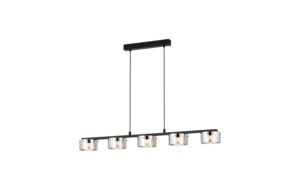 1891380 - Mediatech EGLO LED Pendelleuchte COPILLOS silber inkl. LED 5x5,4W 3000K