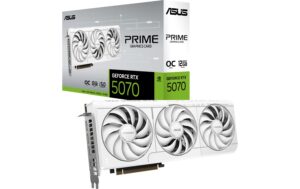 ASUS PRIME RTX5070 O12G WHITE, GDDR7 GeForce RTX5070, 3x DP, 1x HDMI