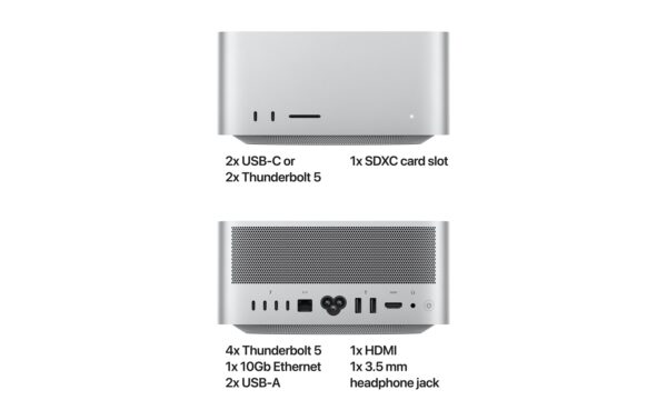 Mac Studio (M4 Max), Silber, Z1CD 14C CPU, 32C GPU, 36GB, 4TB