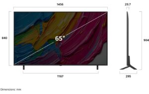 1893334_2 - Mediatech LG TV QN 65QNED80A6A 65 4K QNED,60Hz,Slim Design 29mm, 2-pole