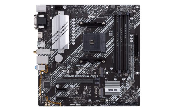 ASUS PRIME B550M-A WIFI II, mATX, AM4 AMD B550, 4x DDR4, PCIe 4.0