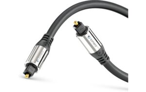 Sonero Optisches Toslink Audio Kabel 0.50m, Stecker <-> Stecker, 6mm Durchmesser