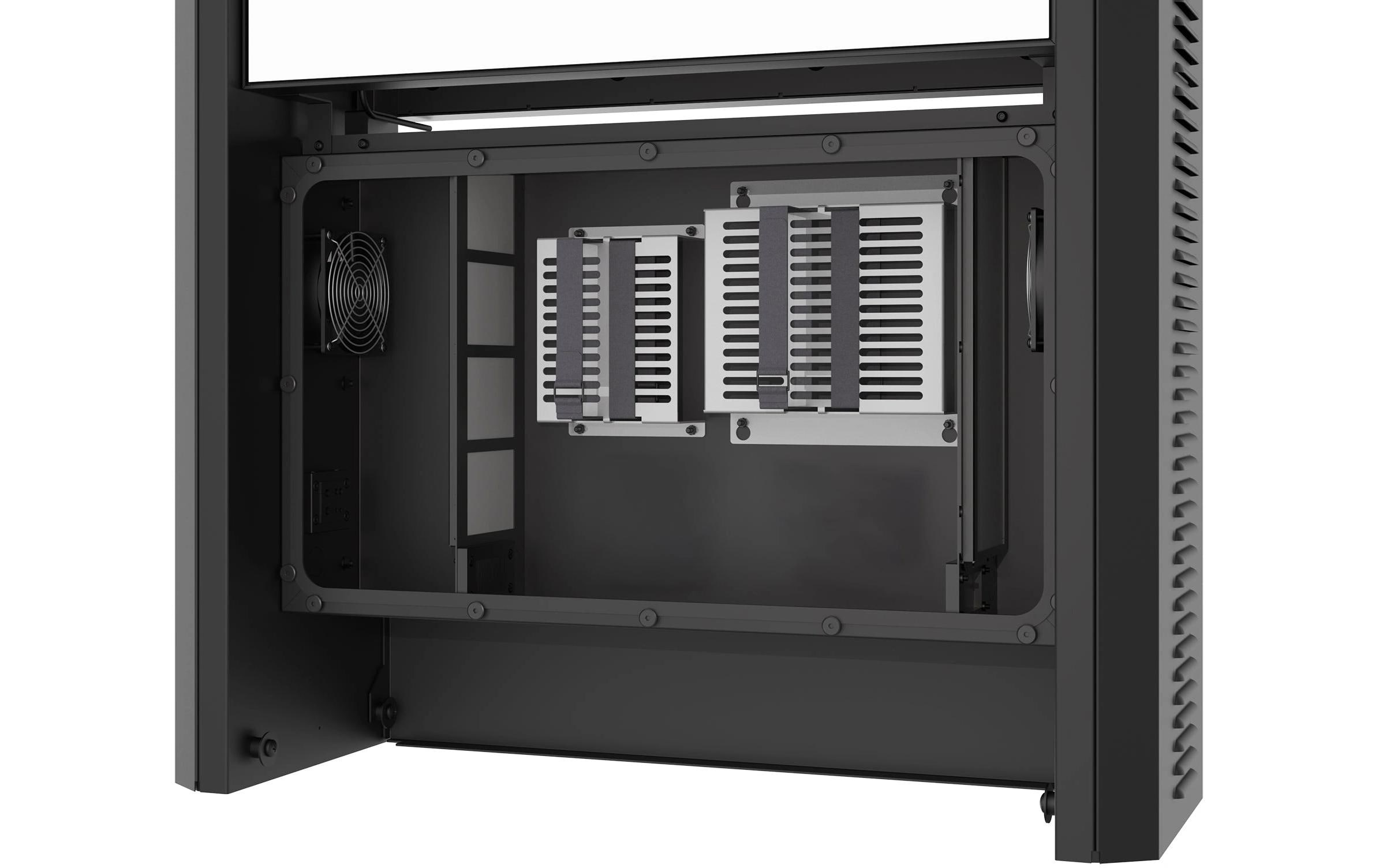 1896325_1 - Mediatech Peerless-AV KOP55XHB-S-EUK Kiosk 55, Outdoor, inkl XHB Display, Silb.