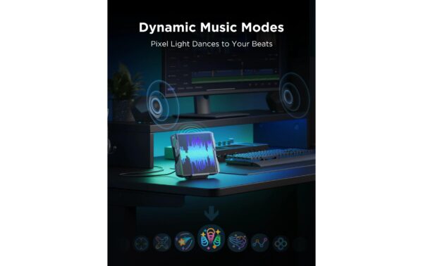 Govee Gaming Pixel Licht 13,5x13,5cm, WiFI, BT