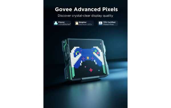 Govee Gaming Pixel Licht 13,5x13,5cm, WiFI, BT