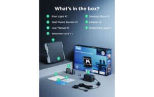 Govee Gaming Pixel Licht 13,5x13,5cm, WiFI, BT