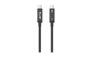 LMP Thunderbolt5-Kabel C-C schw. 0.8m bis 120Gbps / 6K / DP2.1