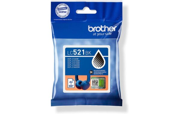Tinte Brother LC-521BK, black 500 Seiten