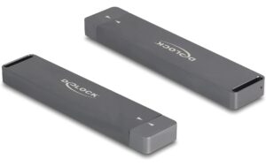 Delock M.2 NVMe SSD Gehäuse USB-A, 10Gbps M.2 NVMe PCIe, PCIe oder SATA SSD