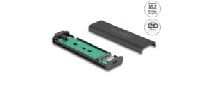 Delock M.2 NVMe SSD Gehäuse USB-C, 20Gbps M.2 NVMe, PCIe oder SATA SSD