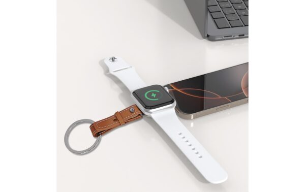 4smarts Wireless Charger für Apple Watch für Apple Watch, Silber