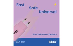 1902350_1 - Mediatech Club 3D, Ladegerät 30W 2 stk Pink, PD bis 30Watt (15V/2A)