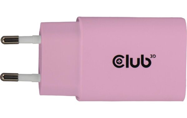 1902350_7 - Mediatech Club 3D, Ladegerät 30W 2 stk Pink, PD bis 30Watt (15V/2A)