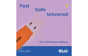Club 3D, Ladegerät 30W 2 stk Orange,PD bis 30Watt (15V/2A)