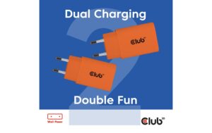 Club 3D, Ladegerät 30W 2 stk Orange,PD bis 30Watt (15V/2A)