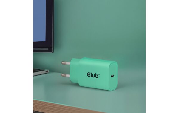 Club 3D, Ladegerät 30W 2 stk Grün, PD bis 30Watt (15V/2A)