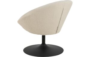 1902533_2 - Mediatech AC Design Sessel Lounge Center Stahl/Textil, Beige