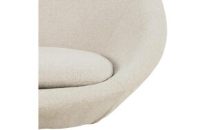 1902533_6 - Mediatech AC Design Sessel Lounge Center Stahl/Textil, Beige