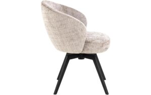 AC Design Esszimmerstuhl Darlene 1 Stück Stahl/Textil, Beige