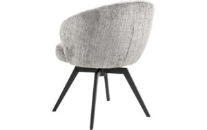 AC Design Esszimmerstuhl Darlene 1 Stück Stahl/Textil, Grau